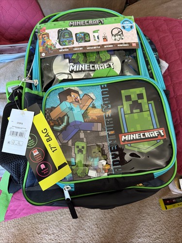 Minecraft backpack with - minecraft,